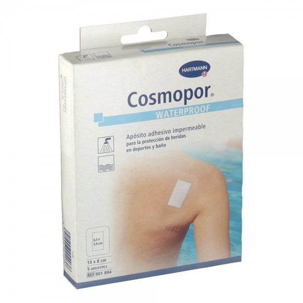 cosmopor waterproof 10 x 8 cm 5 uni