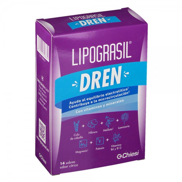 lipograsil drenante 14 sobres
