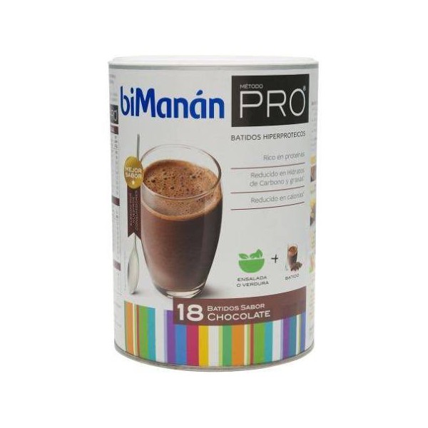 bimanan pro batido chocolate 540g hiperproteico hipocalorico