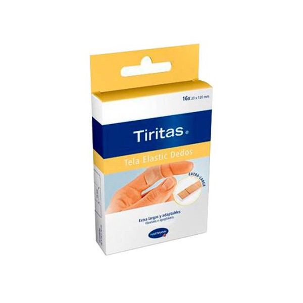 tiritas tela elastic dedos extra largas