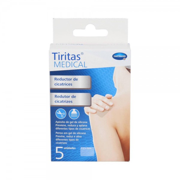 tiritas medical reductor de cicatrices 72 x 5 cm 5 u