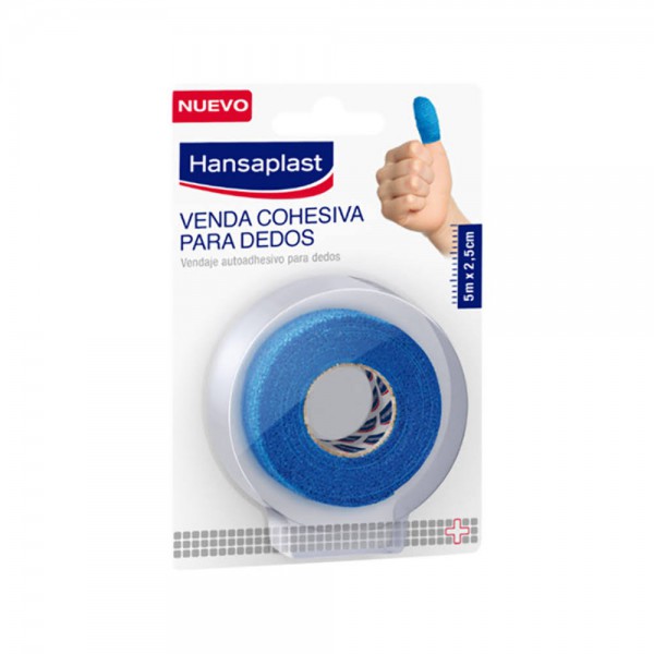 hansaplast venda cohesiva para dedos azul