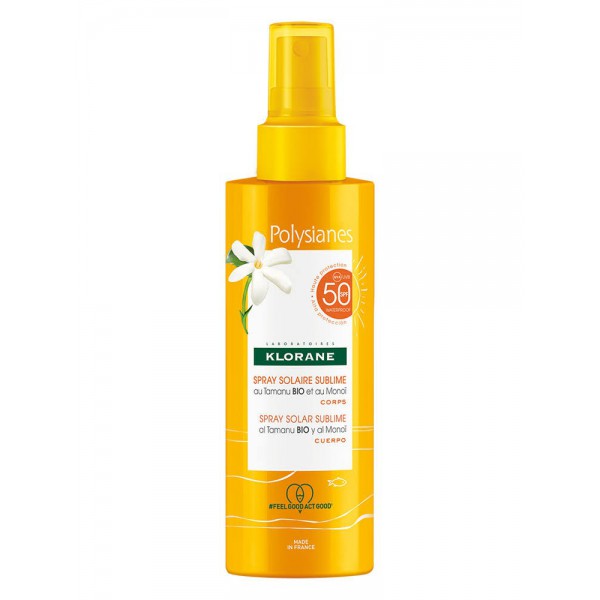 klorane solar polysianes spray sublime spf50 200ml