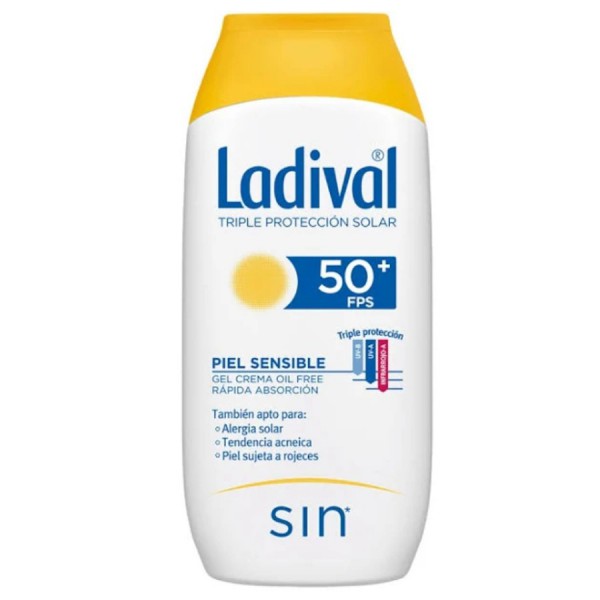 ladival piel sensible spf50 gel crema 200ml