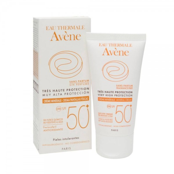 avene spf 50 crema pantalla fisica 50 ml