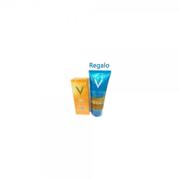 vichy ideal soleil emulsion facial spf 50 acabado seco 50 ml