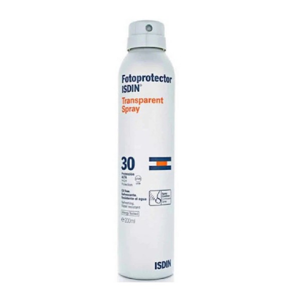 isdin fotoprotector spf 30 spray transparente 200 ml