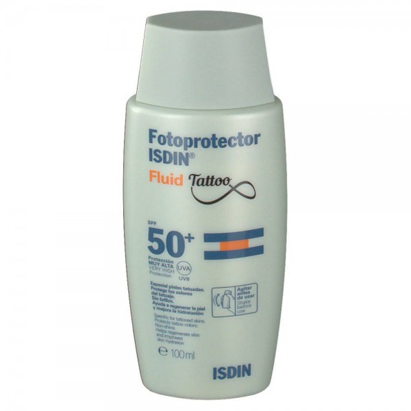 isdin fotoprotector 50 fluid tattoo 100 ml