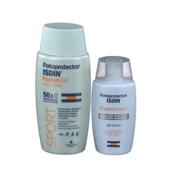 fotoprotector isdin sport pack fusion water fusion gel