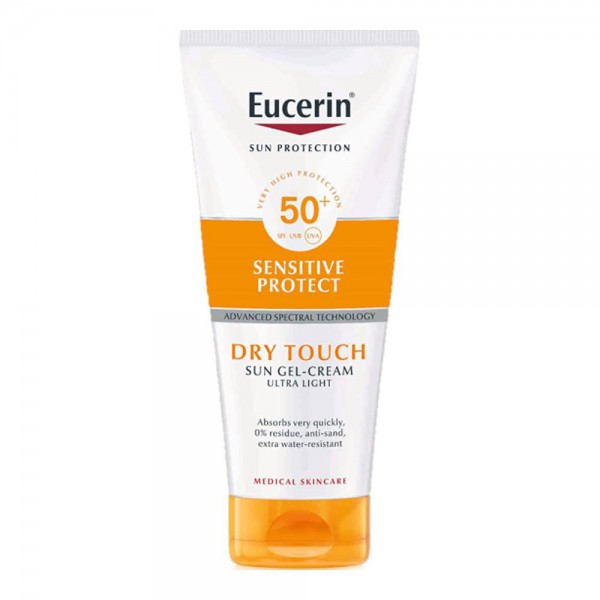 eucerin sun gel cream dry touch sensitive protect spf50 200ml