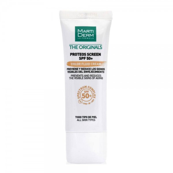 martiderm proteos screen spf50 color fluid cream 40 ml