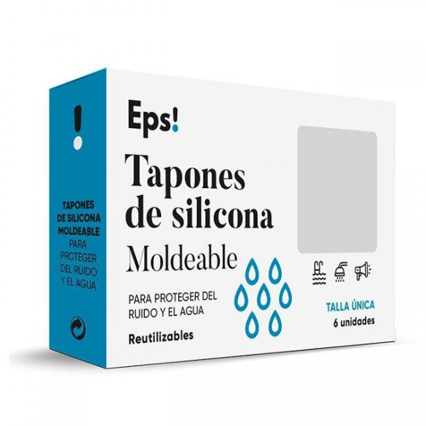 tapon silicona moldeable 6 unidades deiters