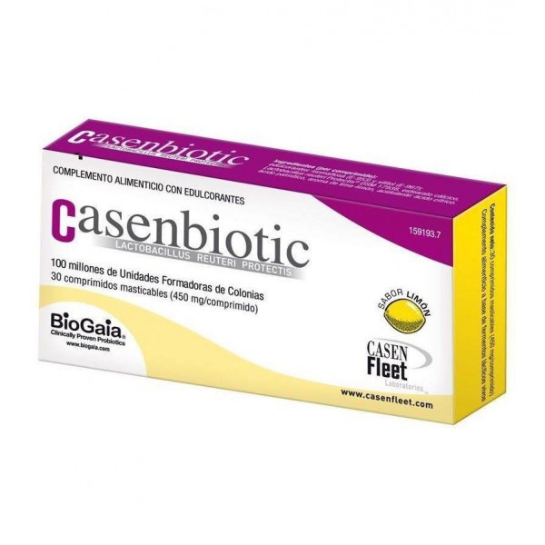 casenbiotic sabor limon 30 comprimidos